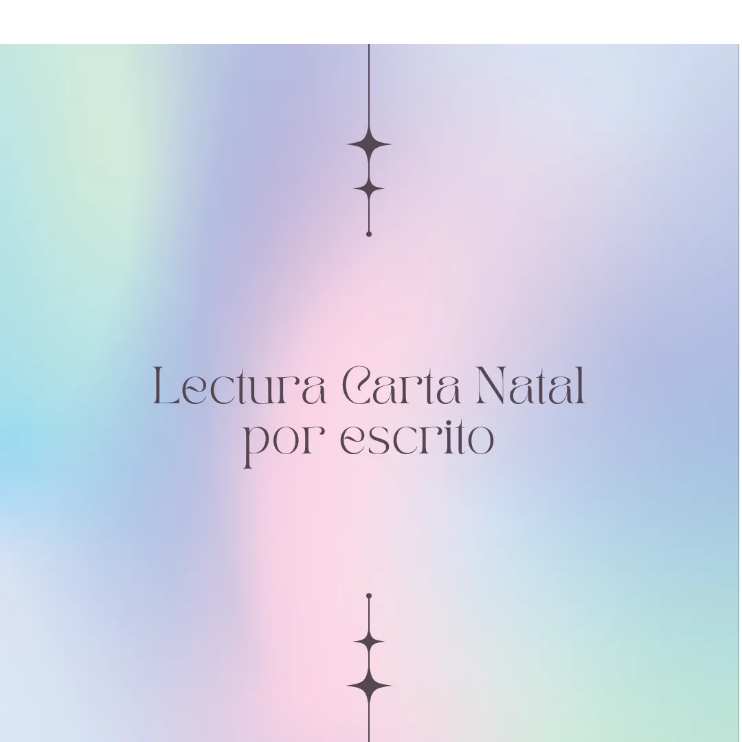 Lectura Carta Natal por Escrito