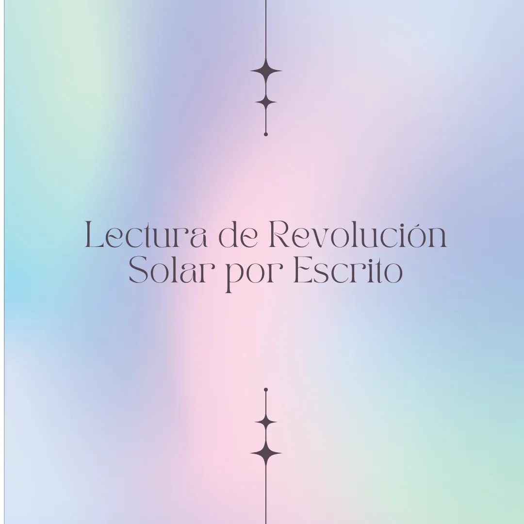Lectura Revolución Solar por Escrito