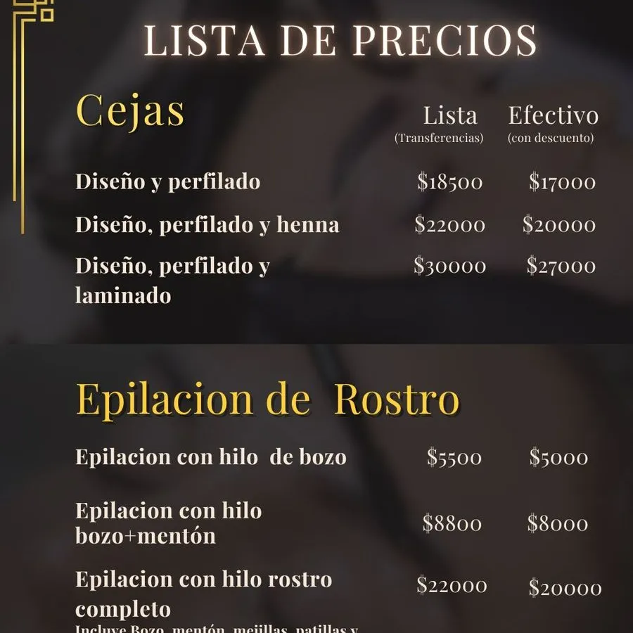 Lista de precios