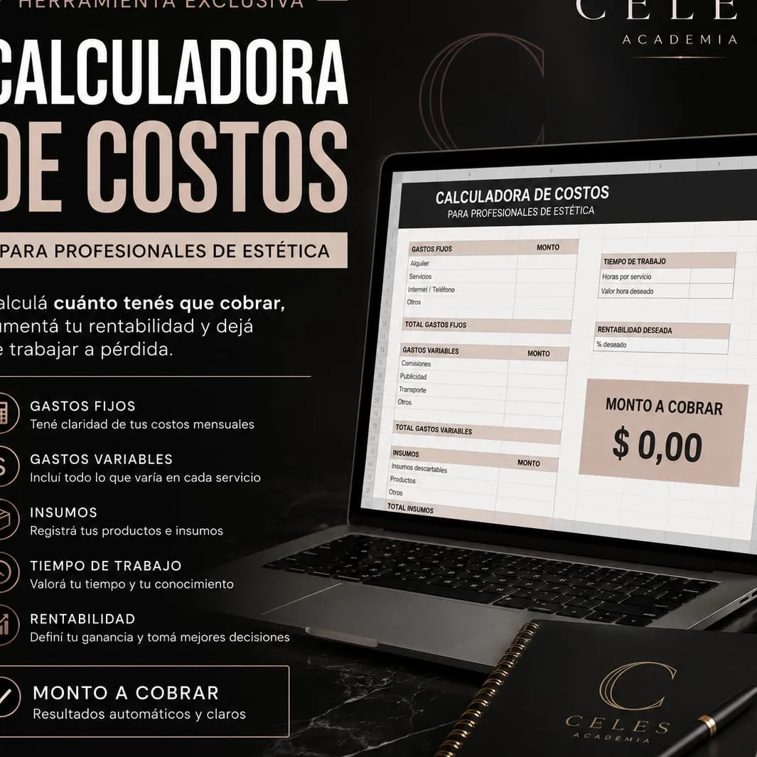 Calculadora de Costos para Profesionales de Estética