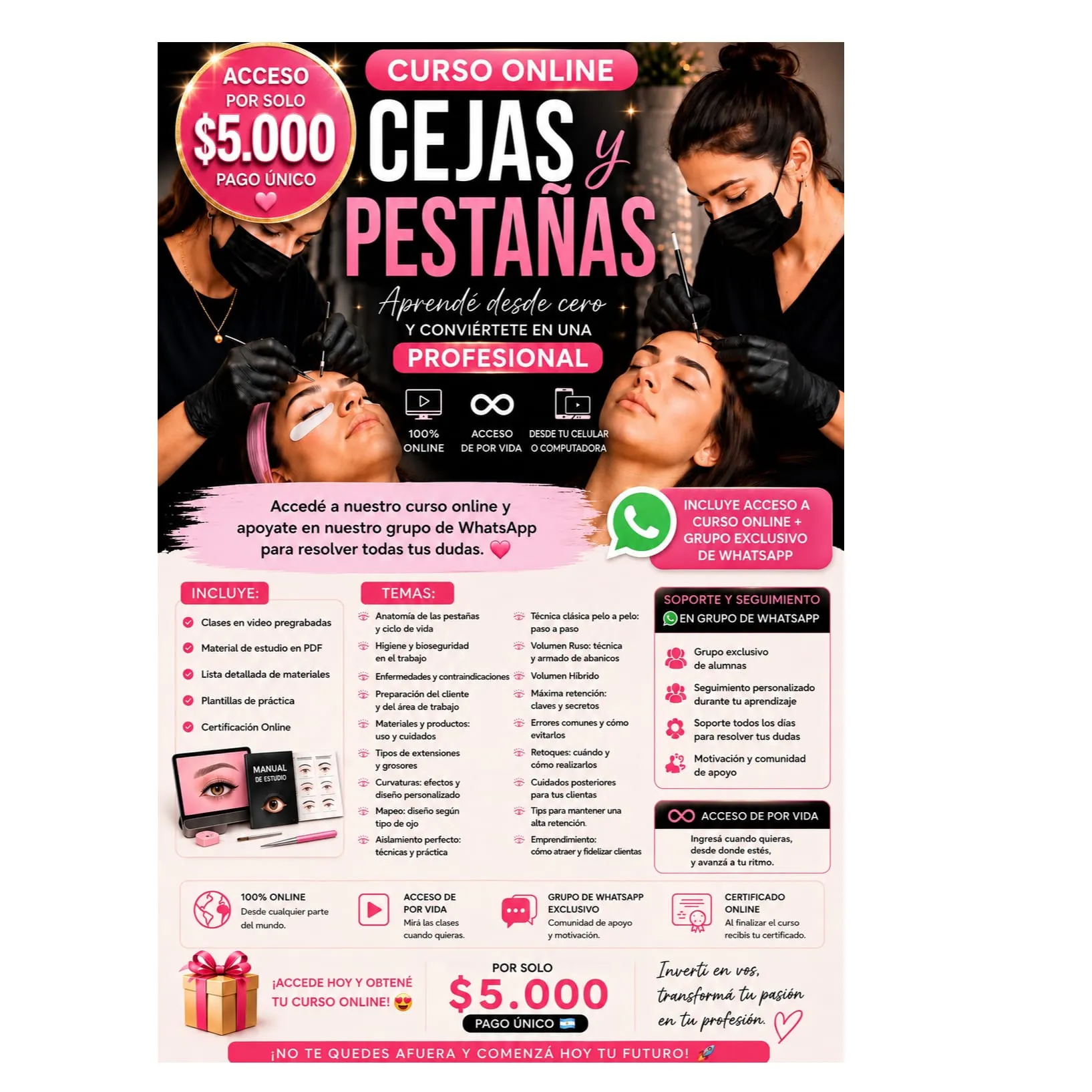Manual extensiones cero a cien