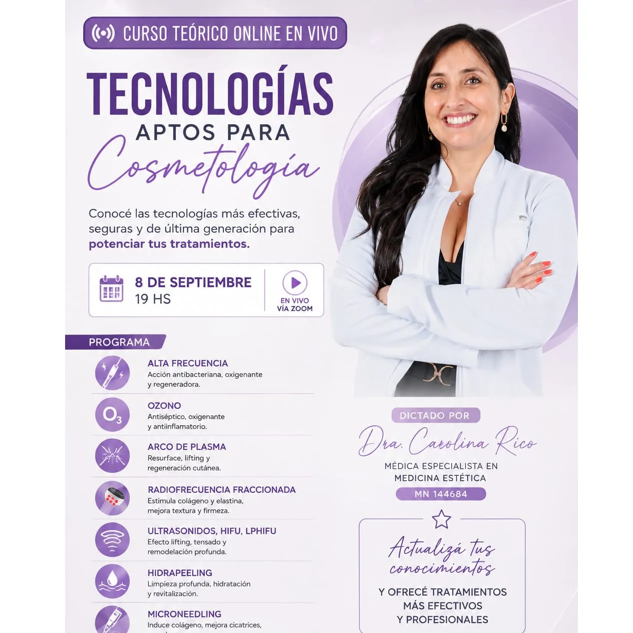 TECNOLOGIAS APTAS PARA COSMETOLOGIA