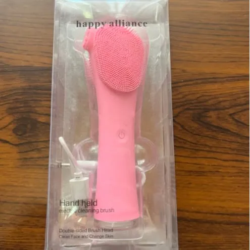 Limpiador facial con silicona recargable