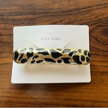 broche cuff dorado