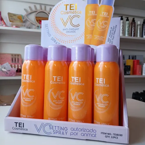 Fijador de Maquillaje TEI VC Hidratación Antioxidante con Vitamina C