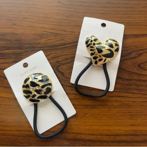 Colita de pelo cuff dorado