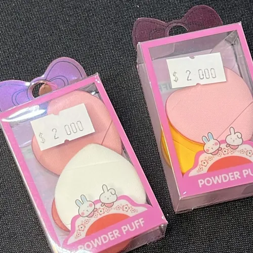 3 ESPONJAS PUFF CORAZÓN ♥️ 