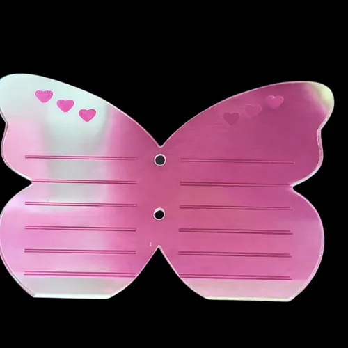 PALETA ROSA PORTA PESTAÑAS MARIPOSA