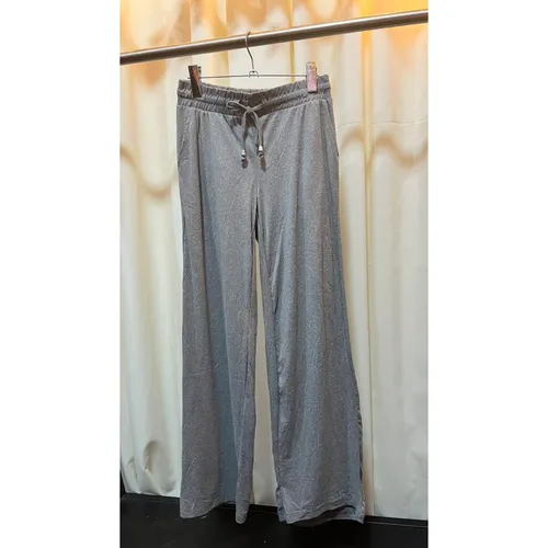 Pantalón ancho de algodon