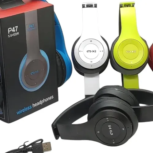 Auricular Bluetooth Vincha Recargable Inalambrico P47 Colores