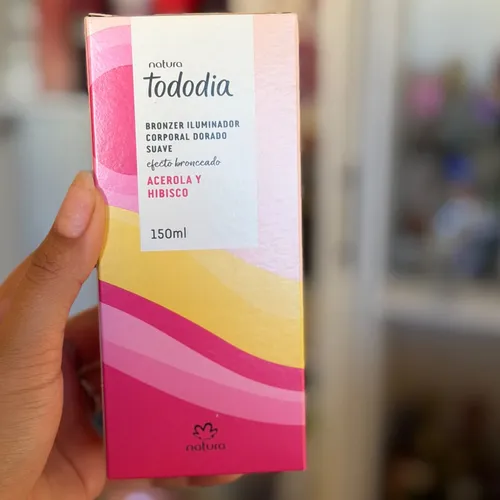 Bronzer iluminador corporal - acerola e hibisco