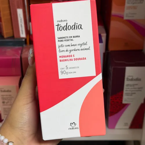 Jabones cremosos x 5 - 🍓 y vainilla dorada ✨