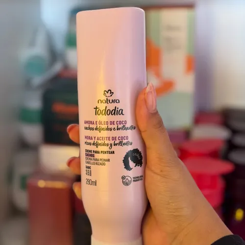 Crema para peinar tododia - mora & aceite de coco 🥥 