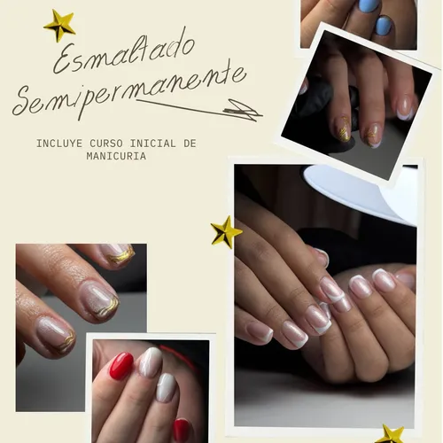 Curso de Esmaltado Semipermanente + Curso inicial de Manicuria