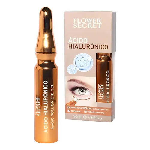 FLOWER SECRET CONTORNO OJOS HIALURONICO ROLL ON x 20 ml