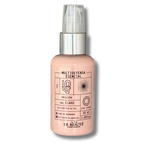 LE LAB PROTECTOR SOLAR PIEL OLEOSA TONO CLARO 45 FPS x 50 ml