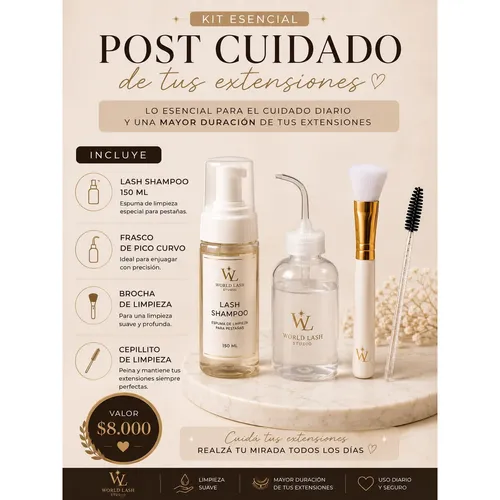Kit completo post cuidado