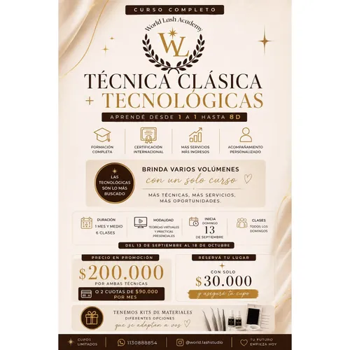 Curso técnica clásica + tecnológicas 