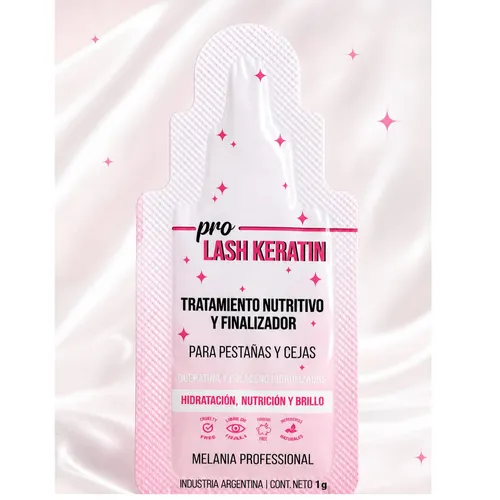 Keratina para pestaña y cejas uso diario 