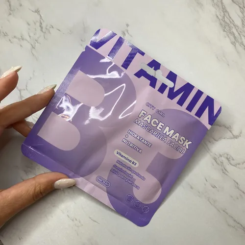 MASCARILLA FACIAL VITAMINA B3 | Hidratante y nutritiva