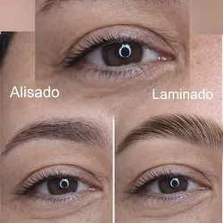 Alisado o laminado de cejas