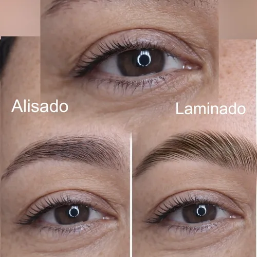 Alisado o laminado de cejas