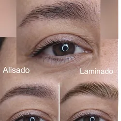 Alisado o laminado de cejas