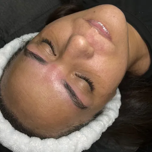 Depilación de rostro completo con hilo 🧵