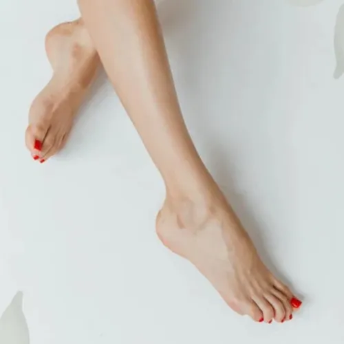 Belleza de pies +esmaltado Semipermanente 