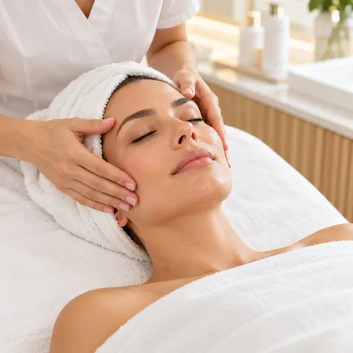 Masaje facial relajante