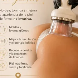 VACUMTERAPIA EN GLUTEOS (moldea,levanta,mejora la celulitis,tonifica)