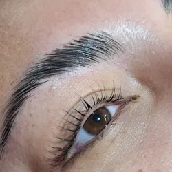 Laminado  en cejas + hidratacion+ botox nutritivo y keratina+( diseño , depilación  y recorte )