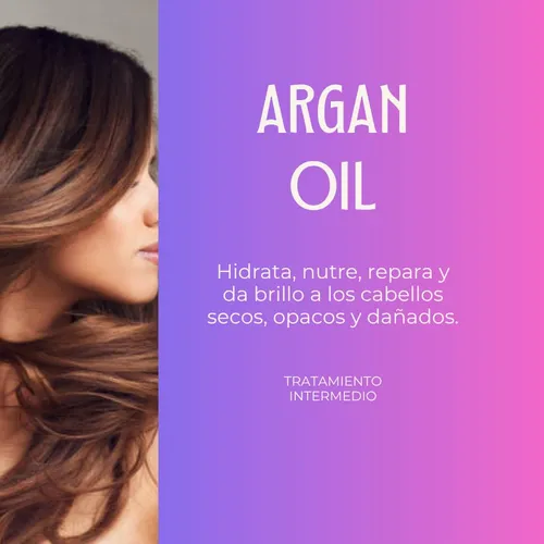 Nutricion ARGAN OIL. Hidrata, nutre, y da brillo.