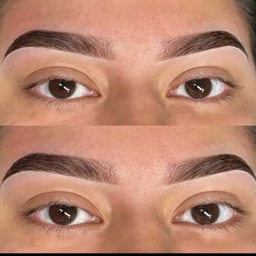 Perfilado de cejas con henna 