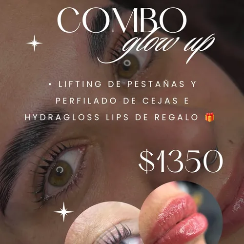 Glow Up lifting + perfilado + Hydragloss de regalo 