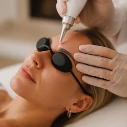 Depilación láser facial puntual (frente o entrecejo)