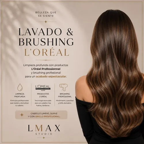 Lavado y Brushing L'Oreal 