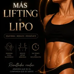 Combo Lifting facial y lipo corporal 