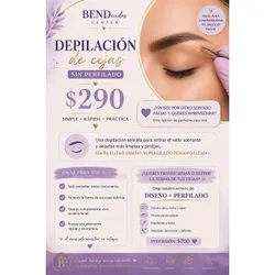 Depi cejas sin perfilado 