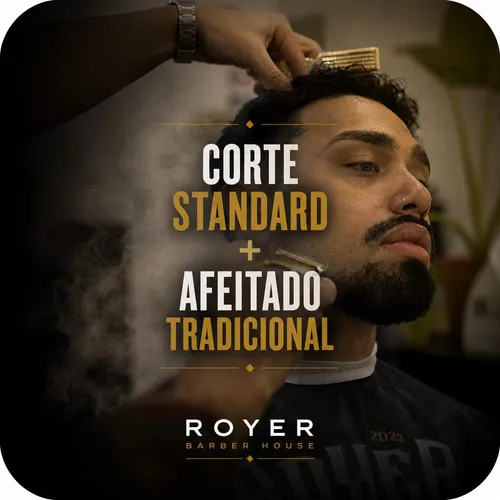 CORTE STANDARD + AFEITADO TRADICIONAL