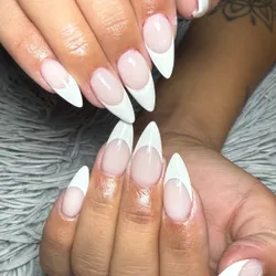Esculpidas + nail art simple 