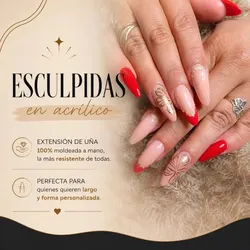 Esculpidas en acrílico 