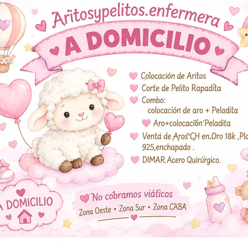 Colocación de Aritos a DOMICILIO 
