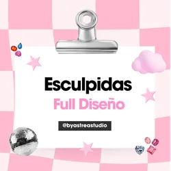 Esculpidas en Polygel full diseño