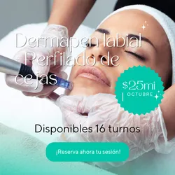 Dermapen labial+ perfilado de cejas 