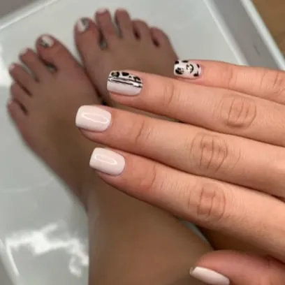 COMBO Capping Gel + Esmaltado Semi Pies, de Black Velvet
