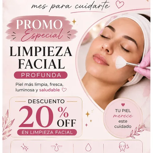 Limpieza facial profunda, de Estética integral Academia