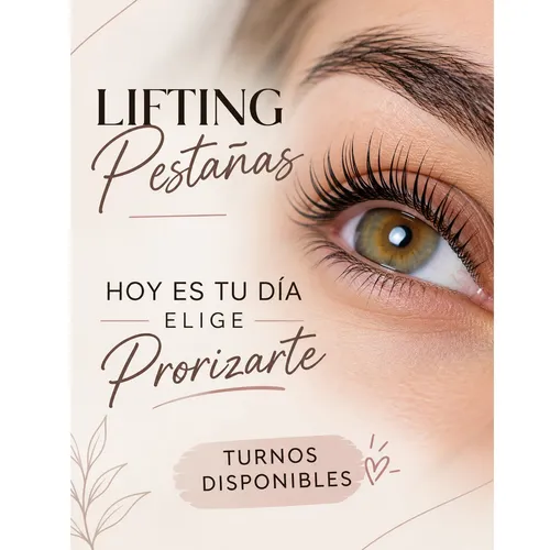 Lifting pestañas, de Estética integral Academia