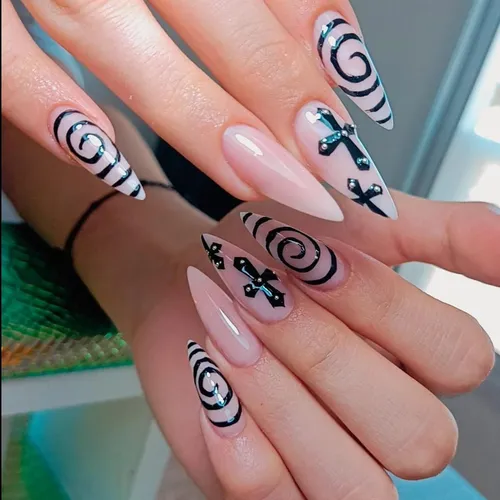 Uñas esculpidas, largo 3