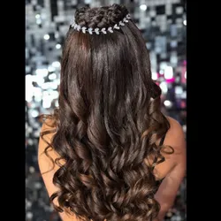 Peinado de quinceañera 